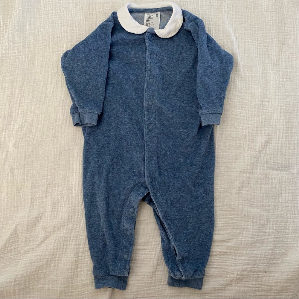 Uniqlo Terry Collared Romper (18m)